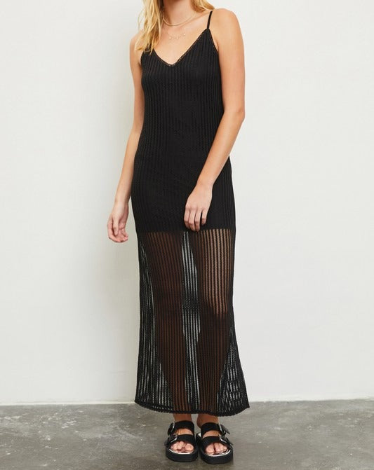 Black Knitted Dress