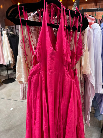 Pink Dress with Straps